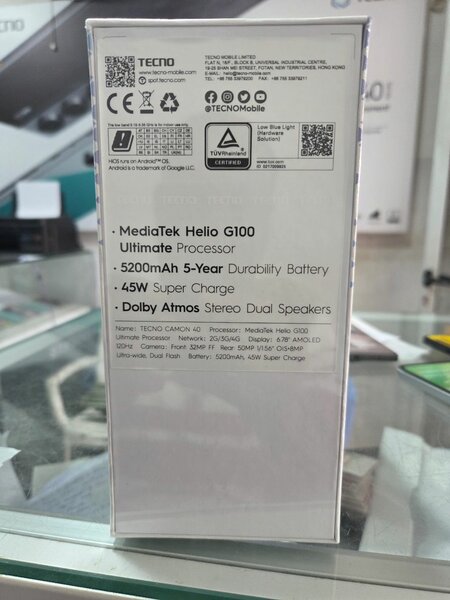 TECNO CAMON 40 Smartphone