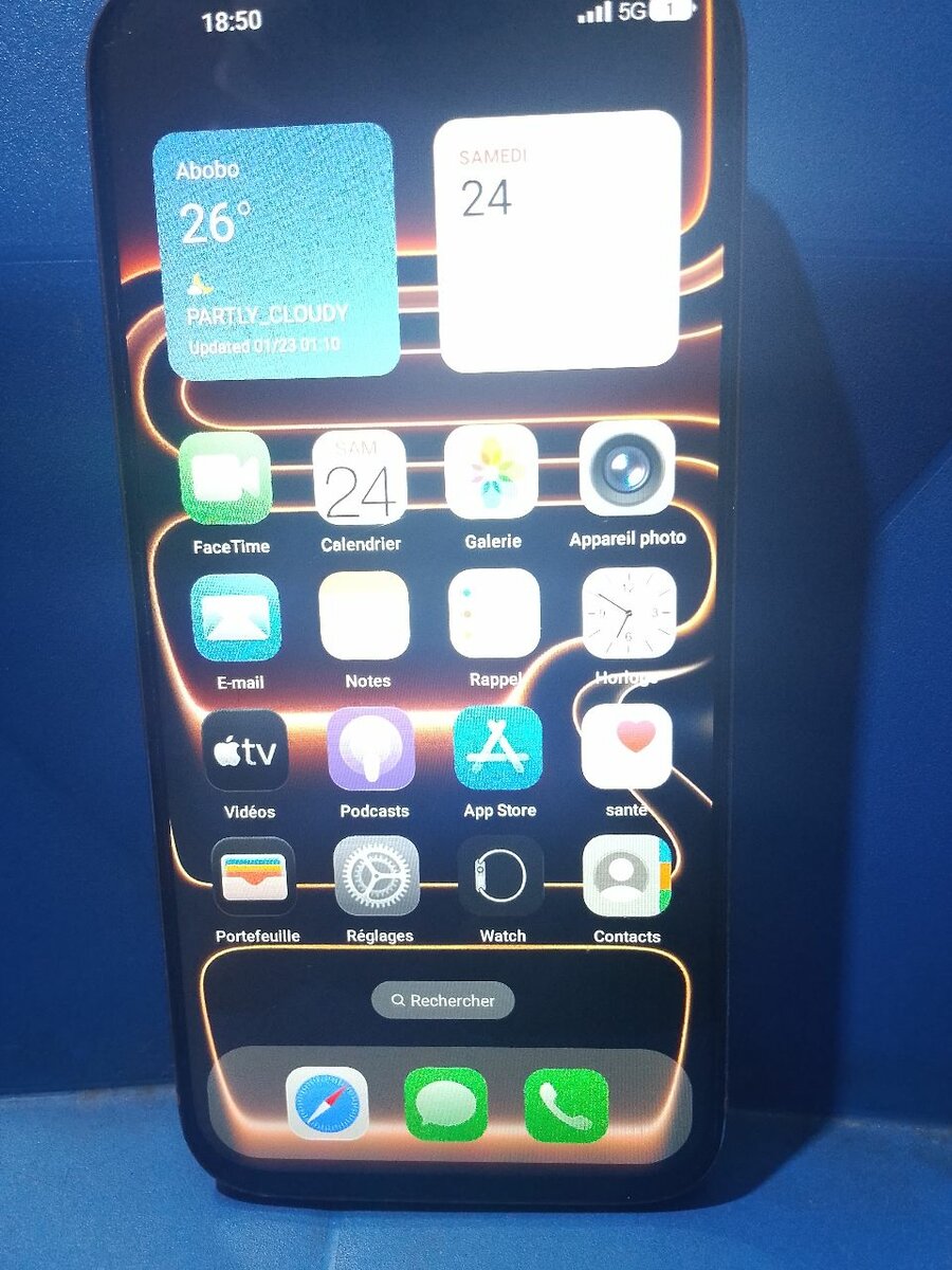 Apple iPhone  orange reconditionné