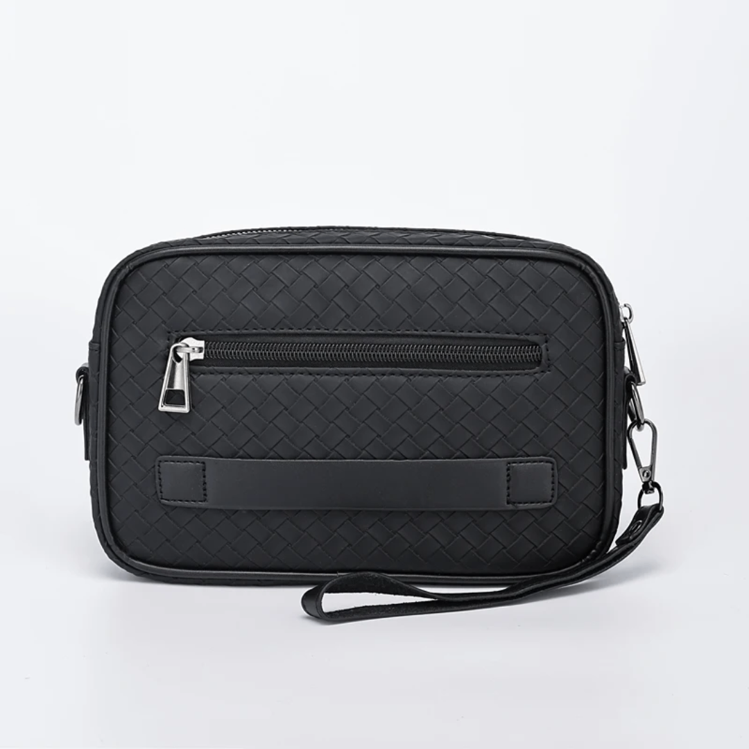 Sacoche Cuir Pu tressé