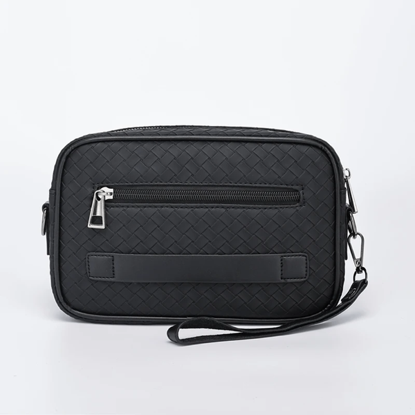 Sacoche Cuir Pu tressé