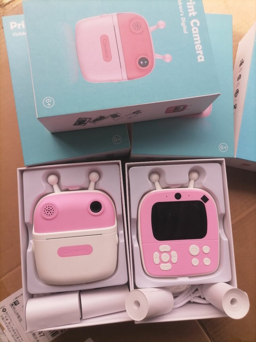 Kids photo camera with Printer paper