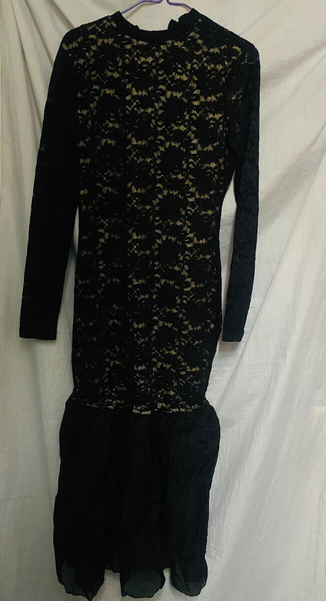 Robe élégante en dentelle noire