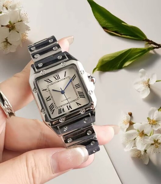 Montre Cartier en acier inoxydable