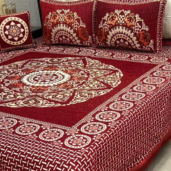 Velvet jaquard bedsheets