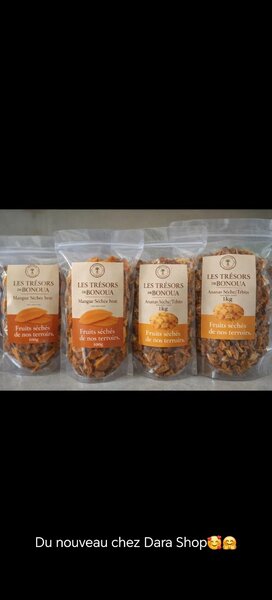 Mangues et ananas Séchés