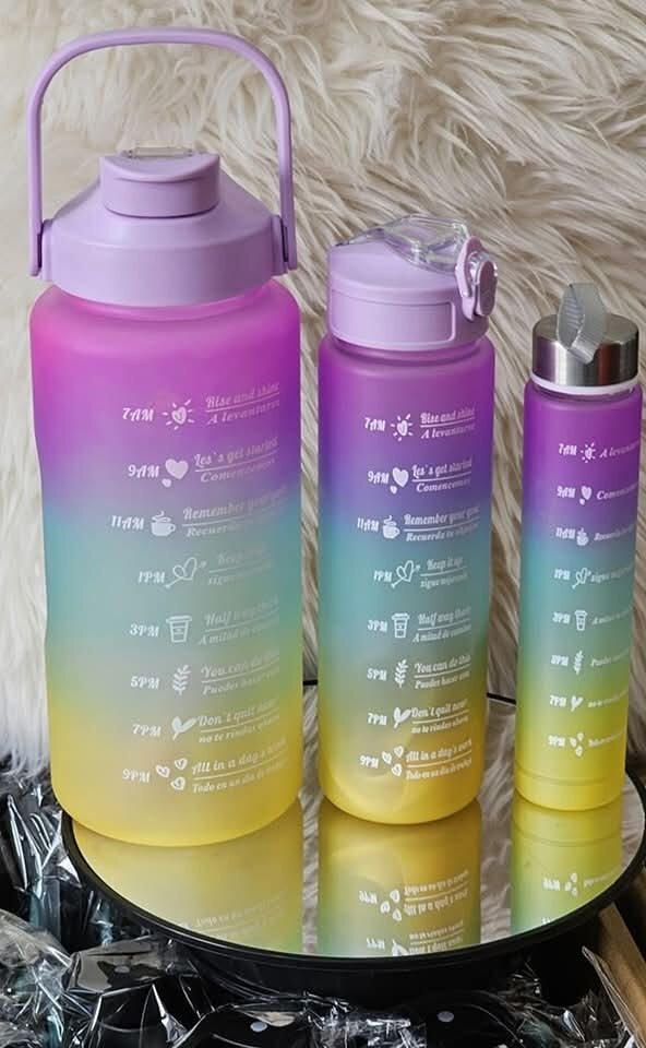 Gourdes d'hydratation graduées