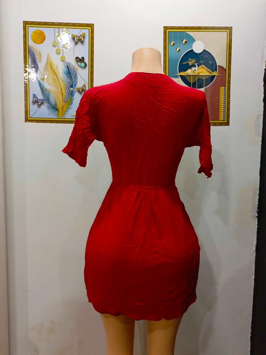 Robe Rouge Élégante