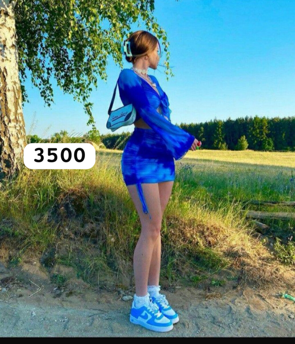 Robe Femme Bleu Éclair