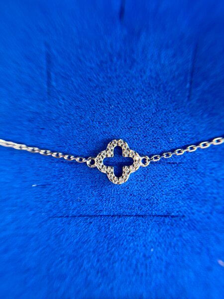 Bracelet Trèfle en argent 925