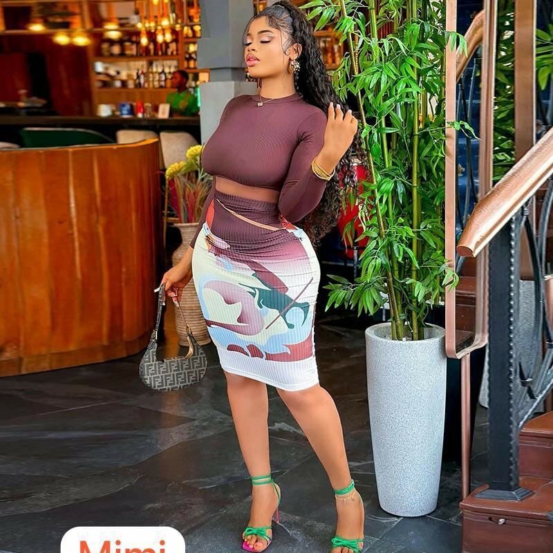 Jupe imprimée élégante