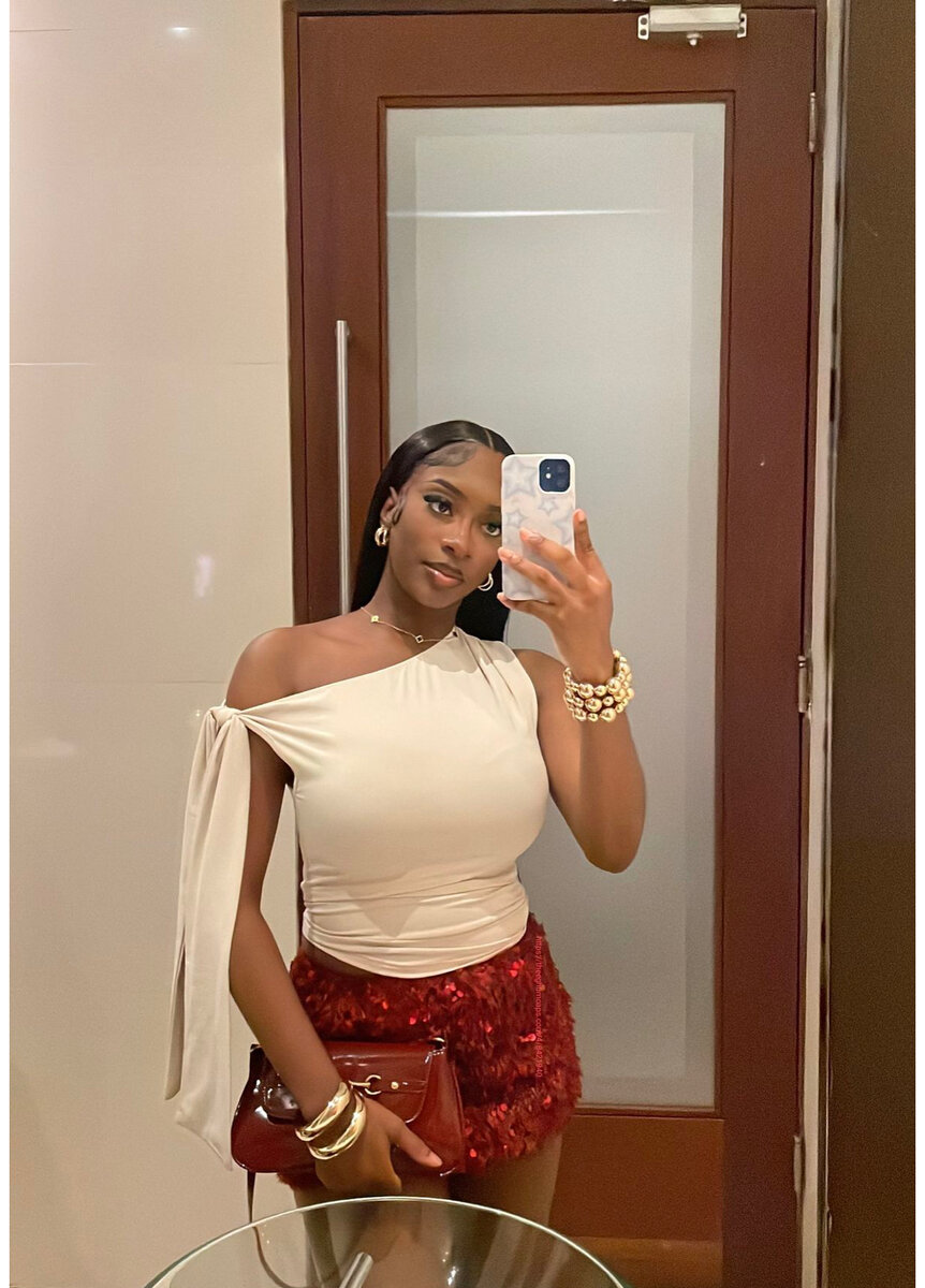 Top en coton blanc élégant