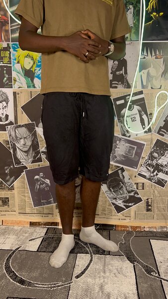 Shorts noirs décontractés