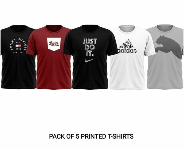 Man's printed T shirt jersey