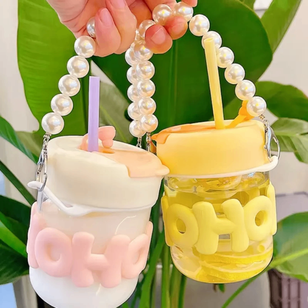 Gobelets en verre perles