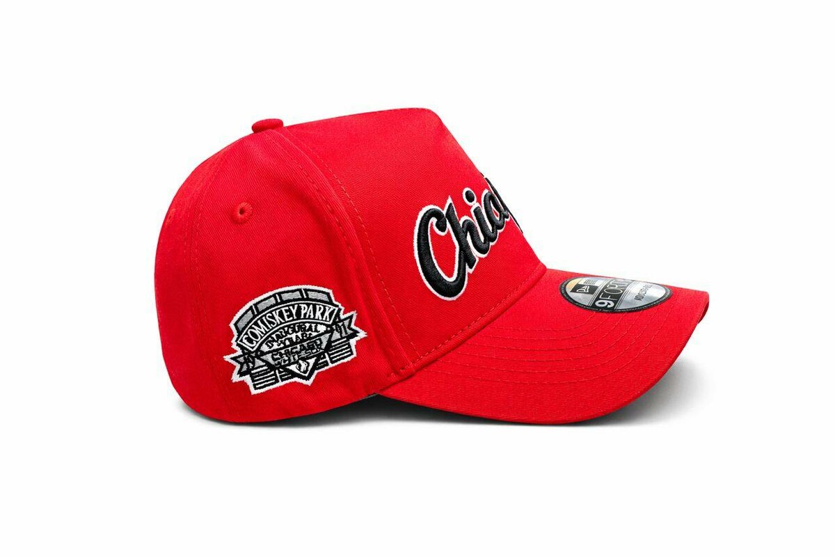 Casquette chicago rouge