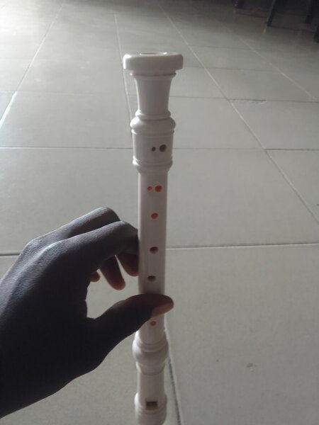 Flûte à bec soprano en plastique