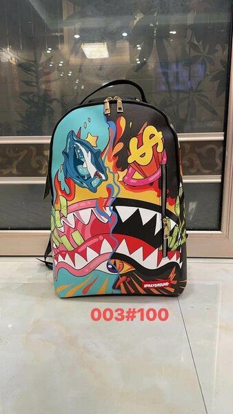 Sac à dos graffiti urbain