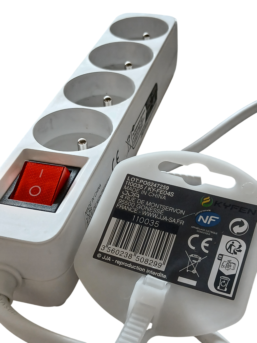 Rallonge Multiprise 4 trous