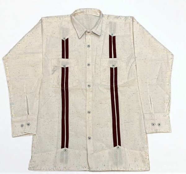 Chemise Vintage à Rayures Unisex