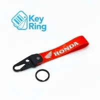 1-PC Motorcycle Collectable Strap Embroidery Keyring Keychain For Honda Yamaha Suzuki Ducati BMW Aprilia Kawasaki Key Ring Chain