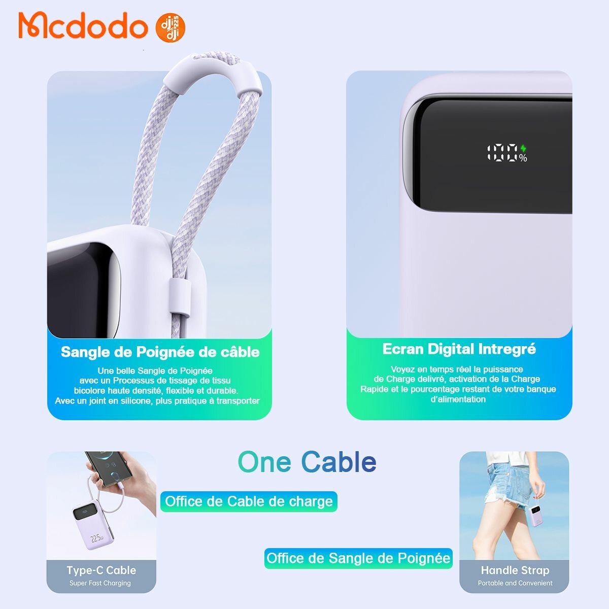 Mcdodo Power bank M32  10000mAh 22,5W