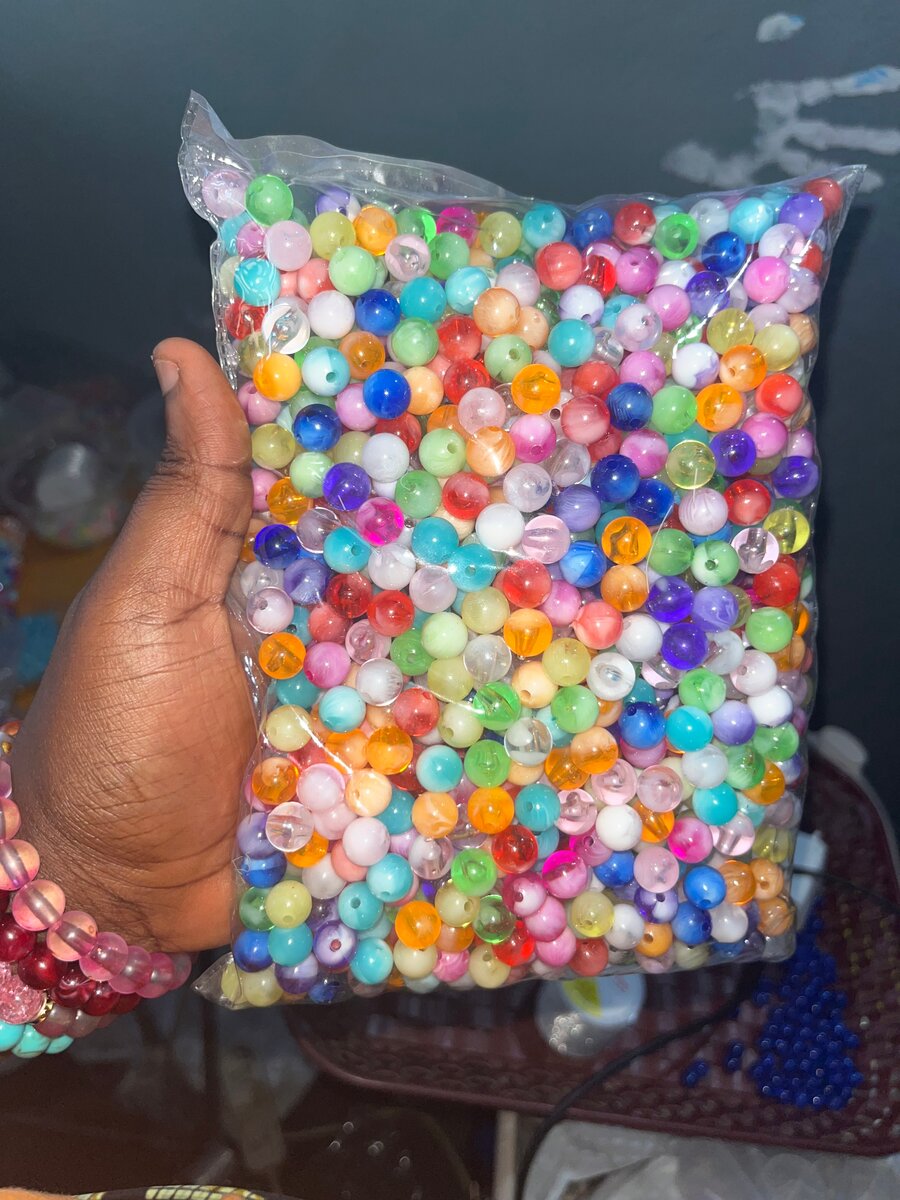 Perles Colorées Artisanales