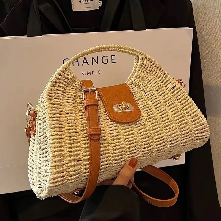 Ladies woven hand bag