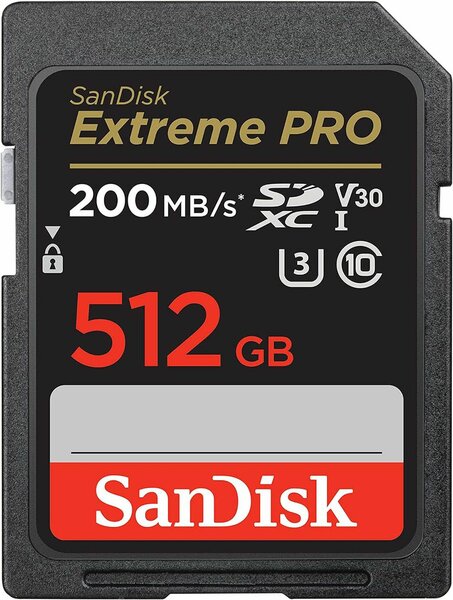 Carte SD SanDisk 512GB