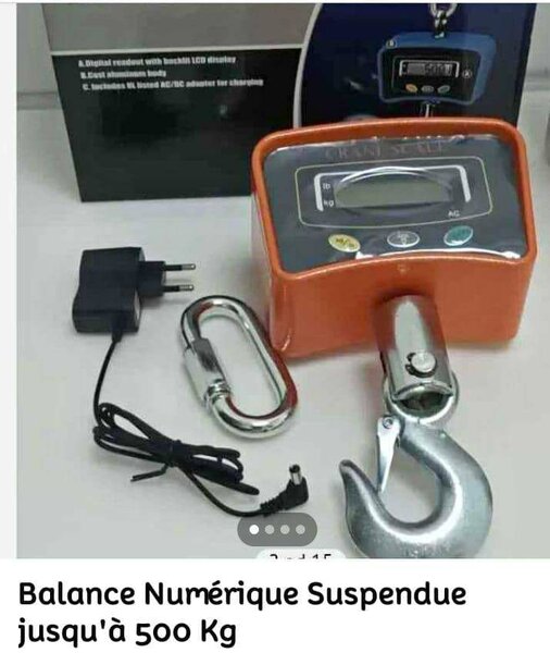 Balance Suspéndue Digitale 500Kg
