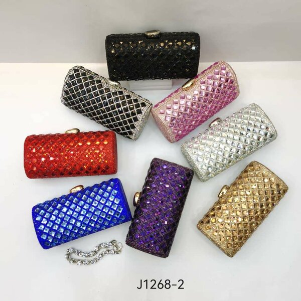 Clutch à strass élégant