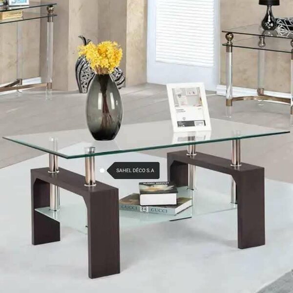 Table vitrée Centrale Basse