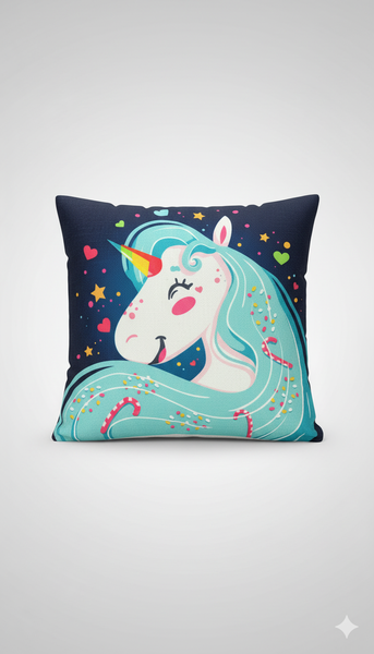 Coussin Licorne Enchantée