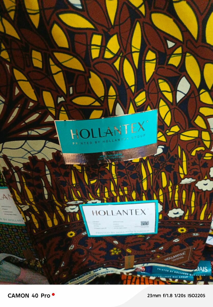 Tissu Wax Africain Éclatant