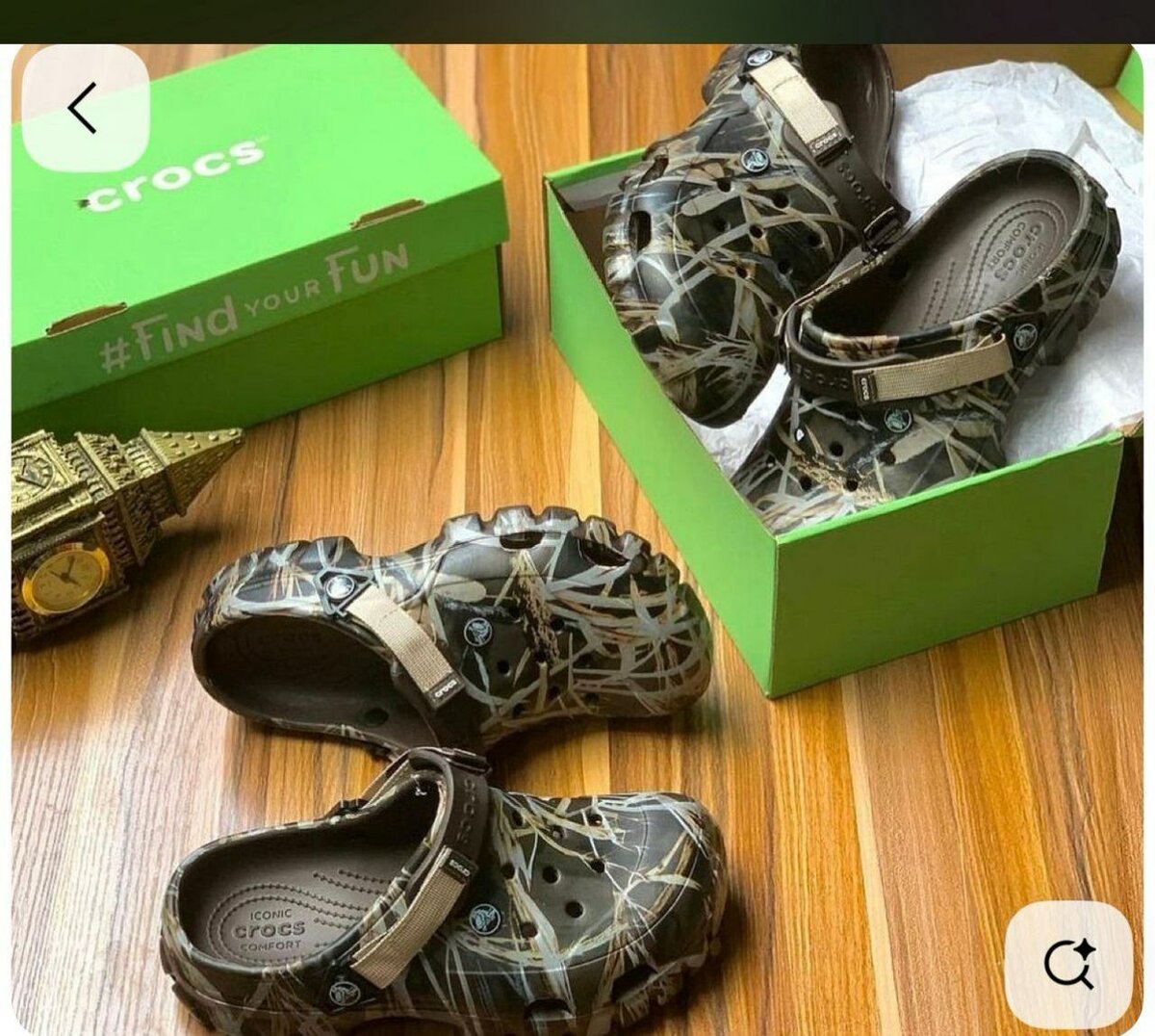 Sabots Crocs Camouflage