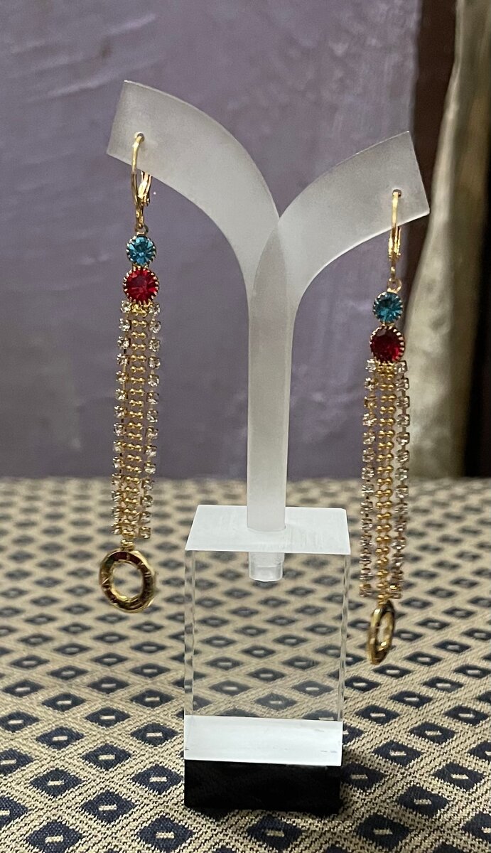 Boucles d'oreilles pendantes élégantes