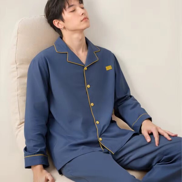 Pyjama bleu pour hommes