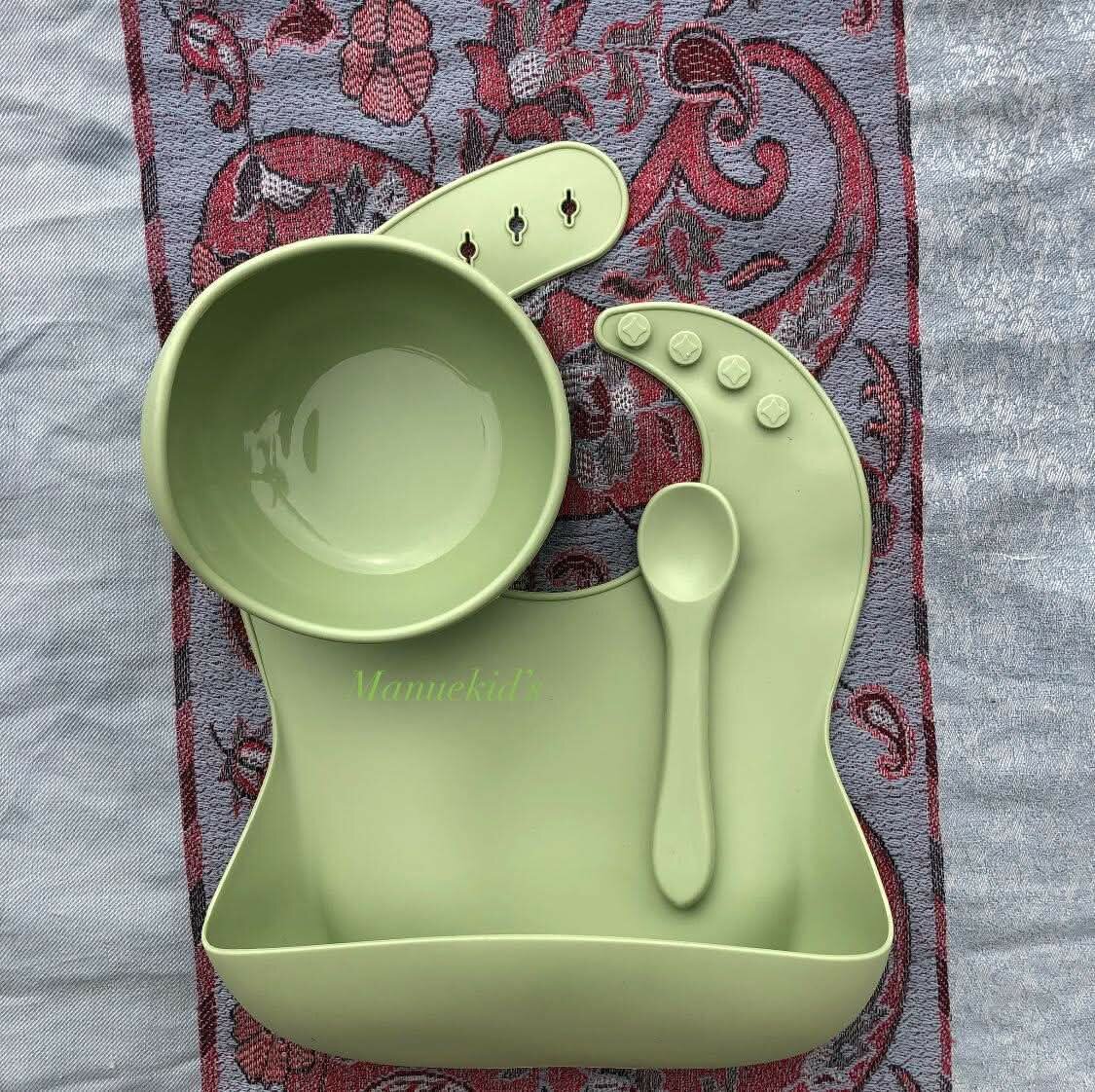 Set de Repas en Silicone pour Bébés