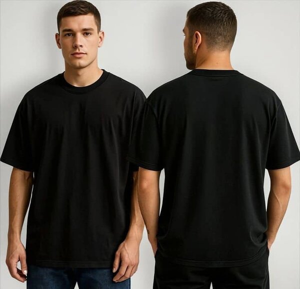 T-shirt Noir 100% COTON PROMO