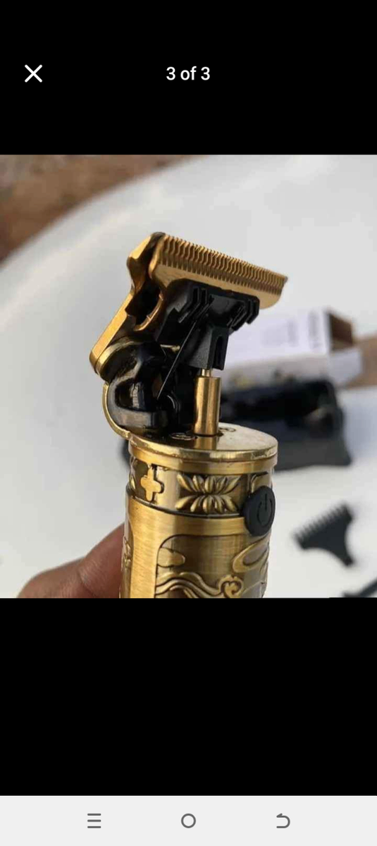 Rechargeable shaving machine