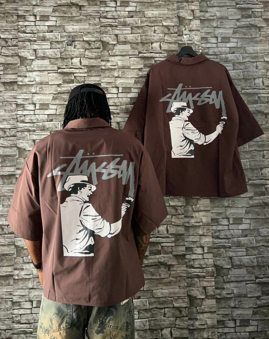 Chemise zippée streetwear