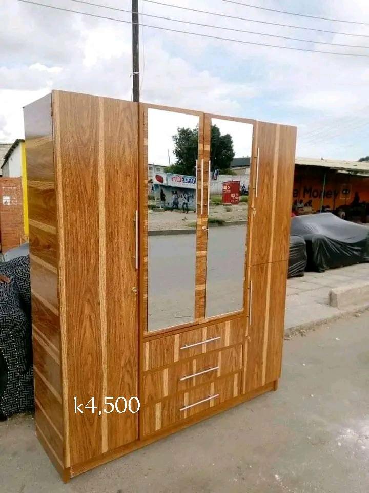 Wardrobe with mirror