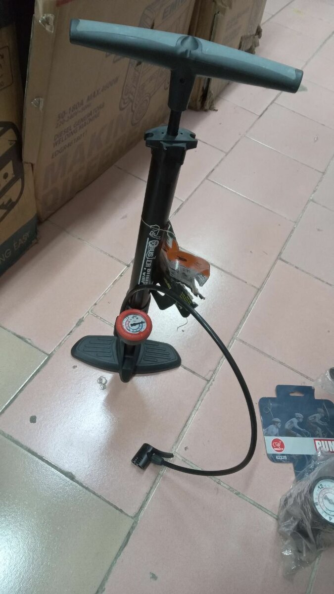 Pompe à vélo à haute pression verticale