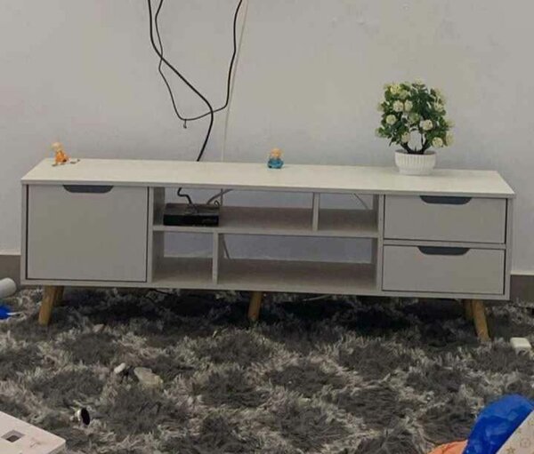 Meuble TV Scandinave Blanc