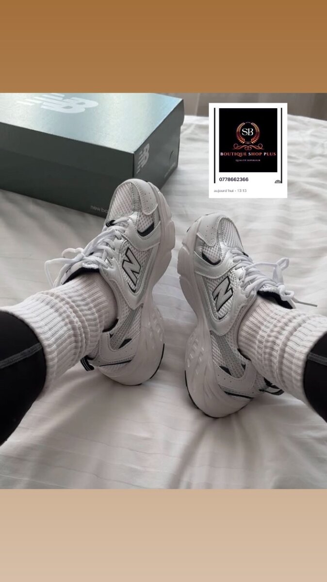 Basket New balance authentique avec sa boîte