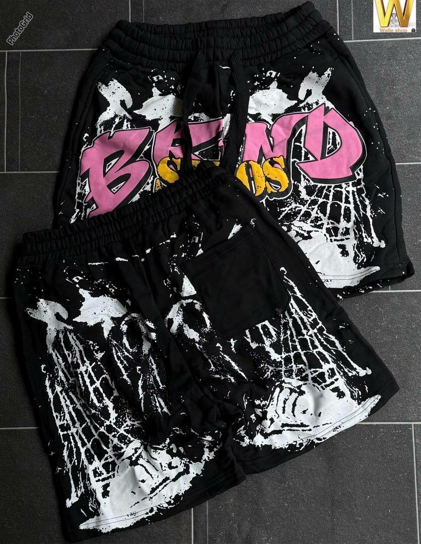 Shorts imprimés streetwear unisexes