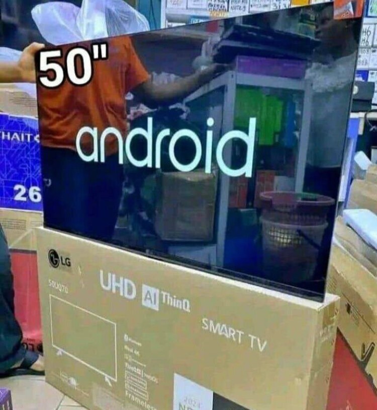 TV UHD 50" Android Smart