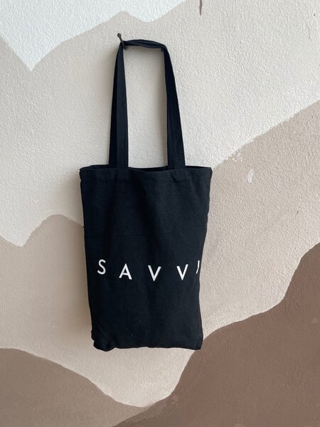 Sac fourre-tout en toile noire