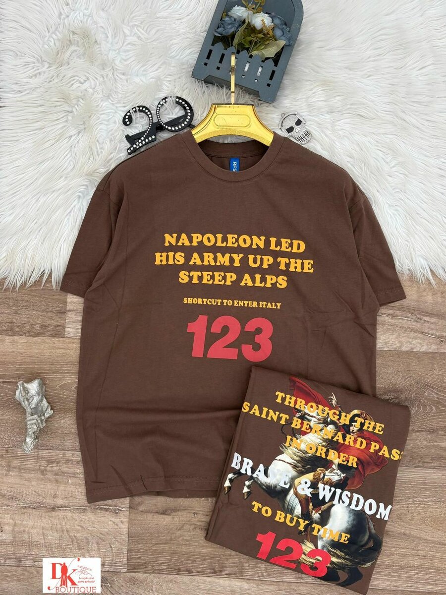 T-shirt imprimée unisexe