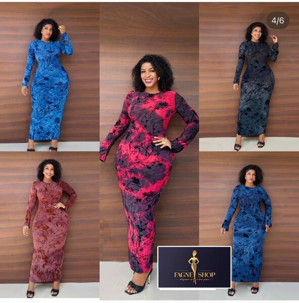 Robe longue florale élégante