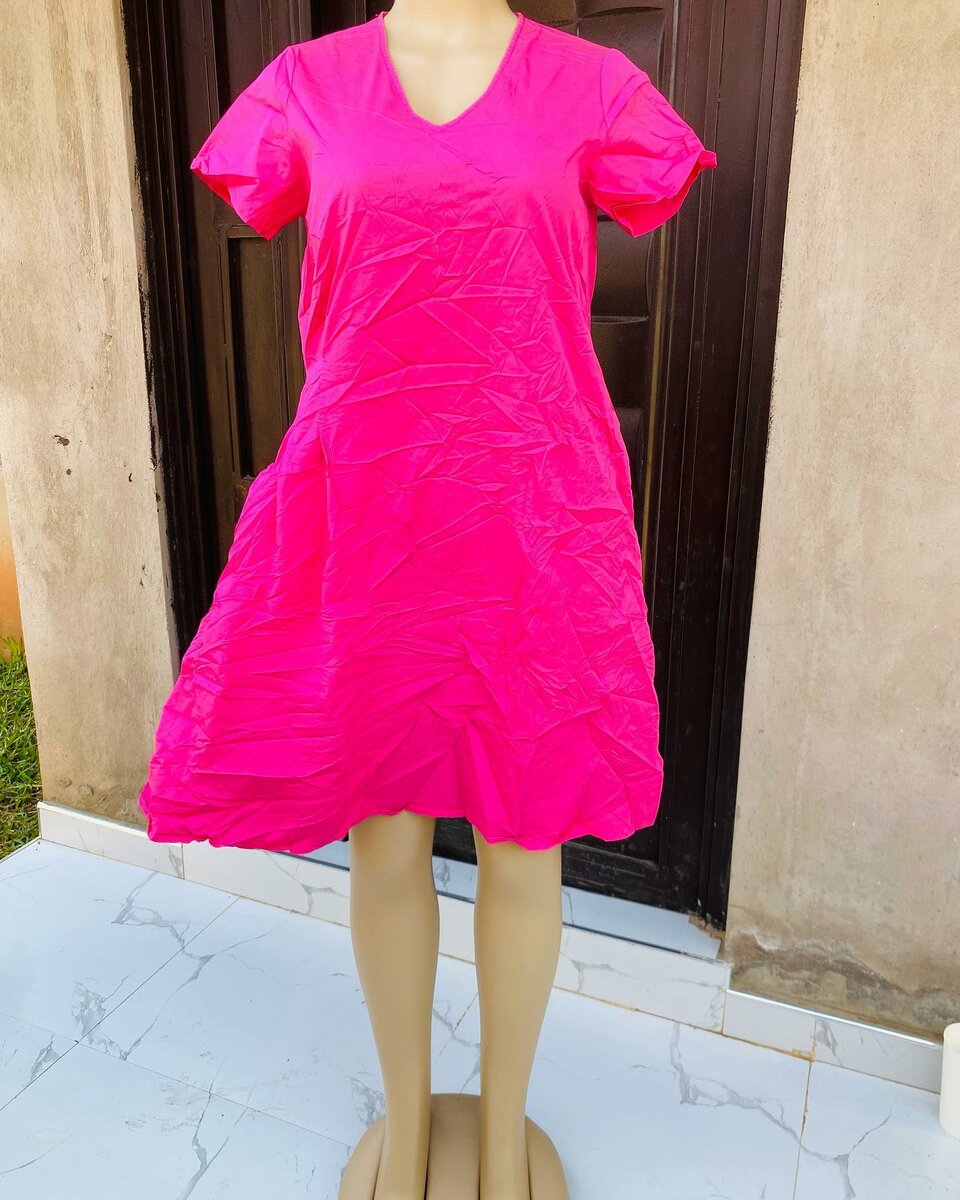 Beautiful and stylish women's dress pink